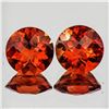 Image 1 : Natural Orange Red Andesine Pair [Flawless-VVS]