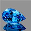 Image 1 : NATURAL INTENSE SWISS BLUE TOPAZ 15x9 MM