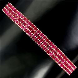 Burma Red Ruby Bracelet