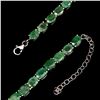 Image 2 : Natural Top Rich Green Emerald Bracelet