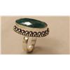 Image 2 : BEAUTIFUL 17 CT EMEARLD GREEN COLOR QUARTZ  RING