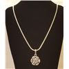 Image 1 : SPARKLING SKY BLUE TOPAZ PENDANT.