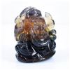 Image 1 : MULTI COLOR 610 CT NATURAL FLOURITE GANESH