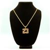 Image 1 : AWESOME 14 Kt. GOLD PLATED MICHAEL JORDAN PENDANT