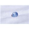 Image 3 : Smokey Sky-Blue Sapphire, Ceylon, hand cut 1.73 ct