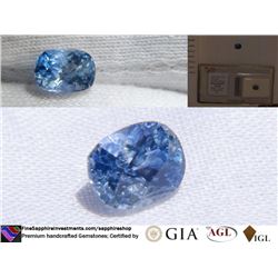 Vivid Blue Sapphire, premium handcrafted, AGL 1.70 ct
