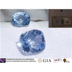 Sky-Blue Metallic Ceylon Sapphire | GIA 2.19 ct