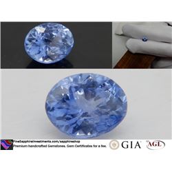 Vivid Cornflower Blue premium handcut Sapphire 1.57 ct