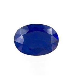 6.5ct Treated Blue Sapphire Oval Shape 13.9x10.1 #BS-882
