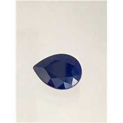 2ct Treated Blue Sapphire Pear Shape 9.9x8 #BS-822
