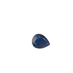 3ct Treated Blue Sapphire Pear Shape 10x7.9 #BS-823