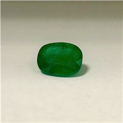 5.63ct Emerald Cushion cut