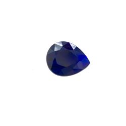 3.5ct Treated Blue Sapphire Pear Shape 10.1x8.1 #BS-786
