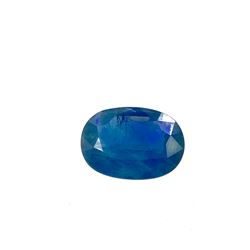 6ct Blue Sapphire Oval cut