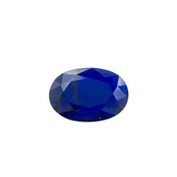 7ct Treated Blue Sapphire Oval Shape 14x10.1 #BS-875