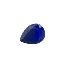 3.5ct Treated Blue Sapphire Pear Shape 11.1x8.3 #BS-799