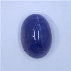 106.88ct Tanzanite cabochon oval cut
