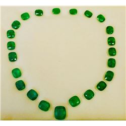 Natural Zambian Emerald 67.46ct 23pcs
