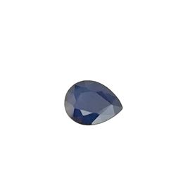2.5ct Treated Blue Sapphire Pear Shape 10.1x8.1 #BS-820