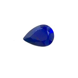 5ct Treated Blue Sapphire Pear Shape 12.6x9 #BS-785