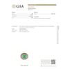 Image 2 : GIA 3.57ct Type A Imperial Jadeite Jade 18K Yellow Gold Ring