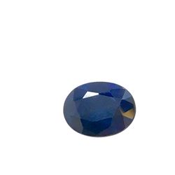 7ct Treated Blue Sapphire Oval Shape 13x10.1 #BS-855
