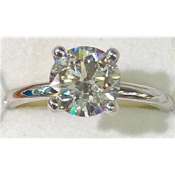 GIA Certified 2.01ct Diamond Ring