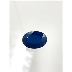 7.5ct Treated Blue Sapphire Oval Shape 14.1x10.2 #BS-837