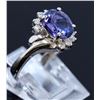 Image 2 : 2.83ct Tanzanite 14K White Gold Ring