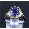 Image 3 : 2.83ct Tanzanite 14K White Gold Ring