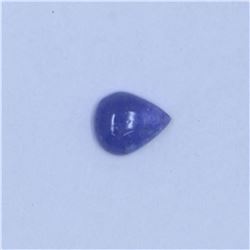 1.486ct Tanzanite cab pear cut
