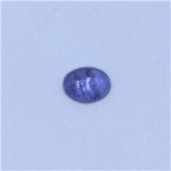 1.64ct Tanzanite cab oval cut