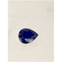 2.5ct Treated Blue Sapphire Pear Shape 10x8 #BS-807