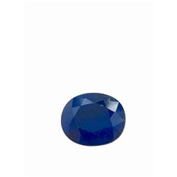 7ct Treated Blue Sapphire Oval Shape 13x10.9 #BS-833