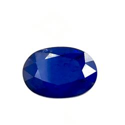 7.5ct Treated Blue Sapphire Oval Shape 14.1x10.1 #BS-874