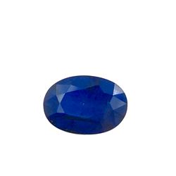 5.5ct Treated Blue Sapphire Oval Shape 14.1x10.1 #BS-832