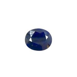 8.5ct Treated Blue Sapphire Oval Shape 14.1x12.1 #BS-849