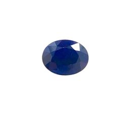7.5ct Treated Blue Sapphire Oval Shape 13x10.1 #BS-850