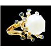 Image 2 : 9mm Pearl 14K Yellow Gold Ring