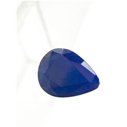 6ct Treated Blue Sapphire Pear Shape 10.3x9.9 #BS-777