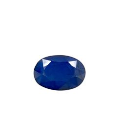 6ct Treated Blue Sapphire Oval Shape 13.9x10 #BS-839