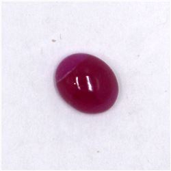 3.68ct Natural ruby cabochon oval cut