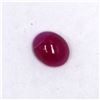 Image 1 : 3.68ct Natural ruby cabochon oval cut