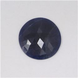 12.18ct Natural ceylon blue Sapphire round slice cut