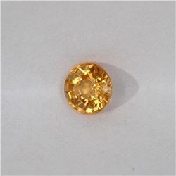0.69ct Natural spessartite round cut