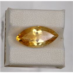 5.86ct Natural citrine marquise cut