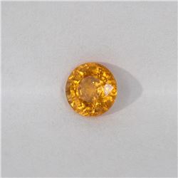0.88ct Natural spessartite round cut