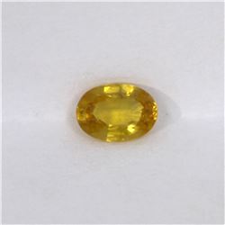 1.06ct Natural yellow Sapphire oval cut