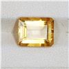 Image 1 : 4.21ct Natural Citrine emerald cut
