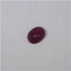 1.84ct Ruby cabochon oval cut